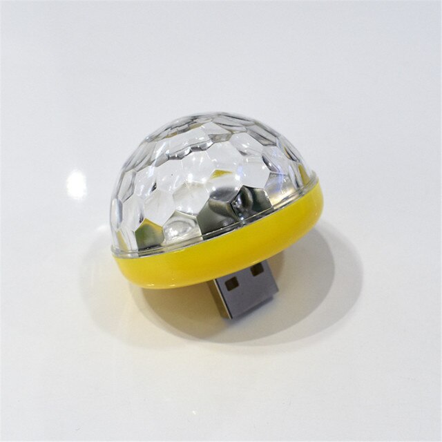 LED USB Car Atmosphere Light Sound
