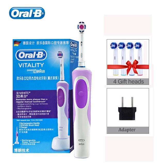 Electric Toothbrush Rechargeable Soft Bristle Brush
