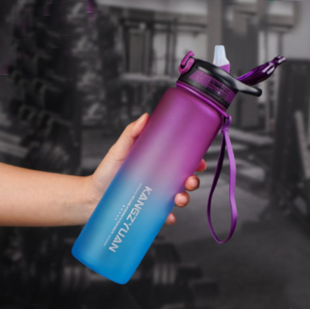 Sport Water Bottles Portable tritan Gym bottle Anti-fall