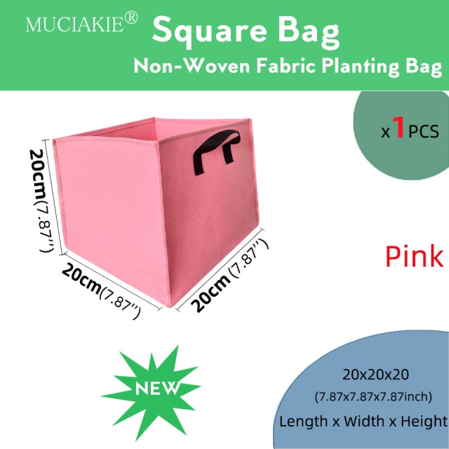 Gallon Garden Grow Square Planting Bag