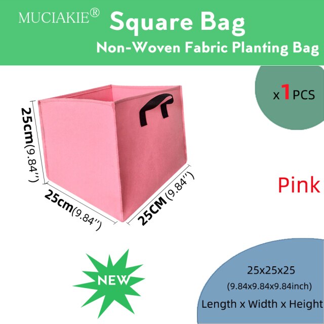 Gallon Garden Grow Square Planting Bag