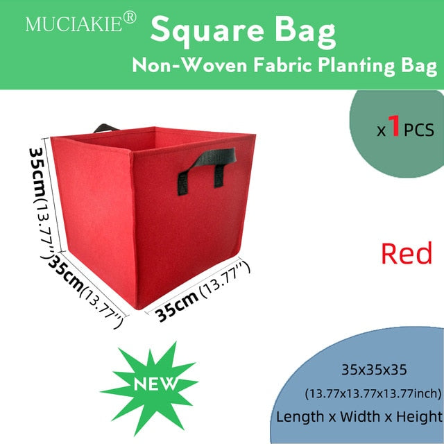 Gallon Garden Grow Square Planting Bag