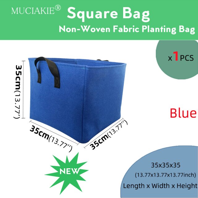 Gallon Garden Grow Square Planting Bag