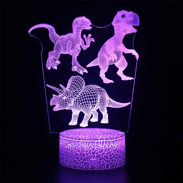 3D Dinosaur Night Light For Child Bedroom