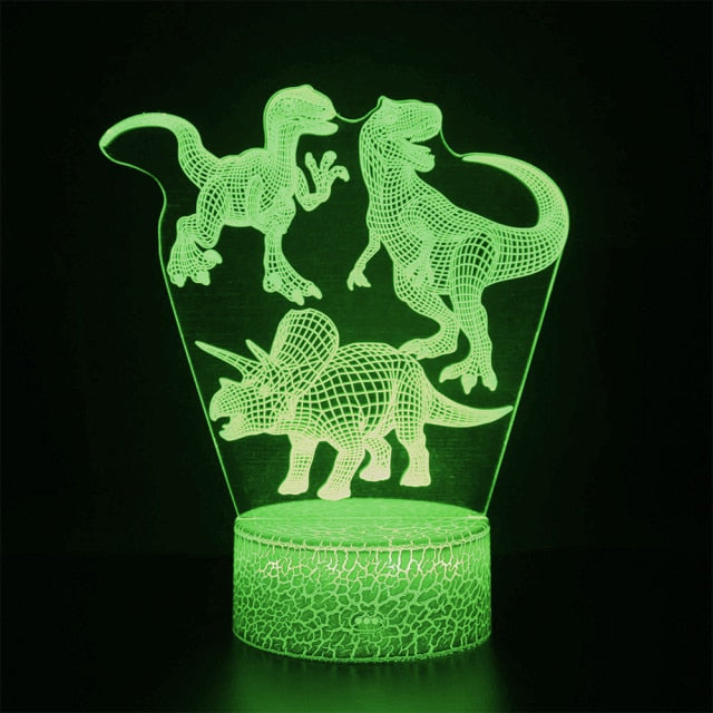 3D Dinosaur Night Light For Child Bedroom