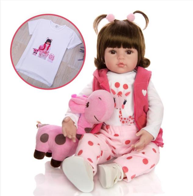Bebe Doll Toy Cloth Body Stuffed Realistic