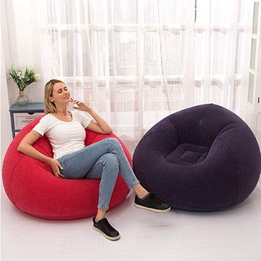 Large Lazy Inflatable Sofa Chairs PVC Lounger