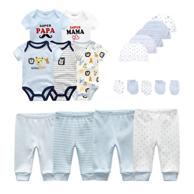 Unisex New Born Baby Boy Clothes Bodysuits