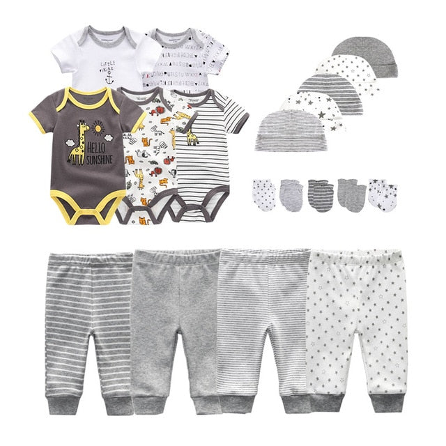 Unisex New Born Baby Boy Clothes Bodysuits