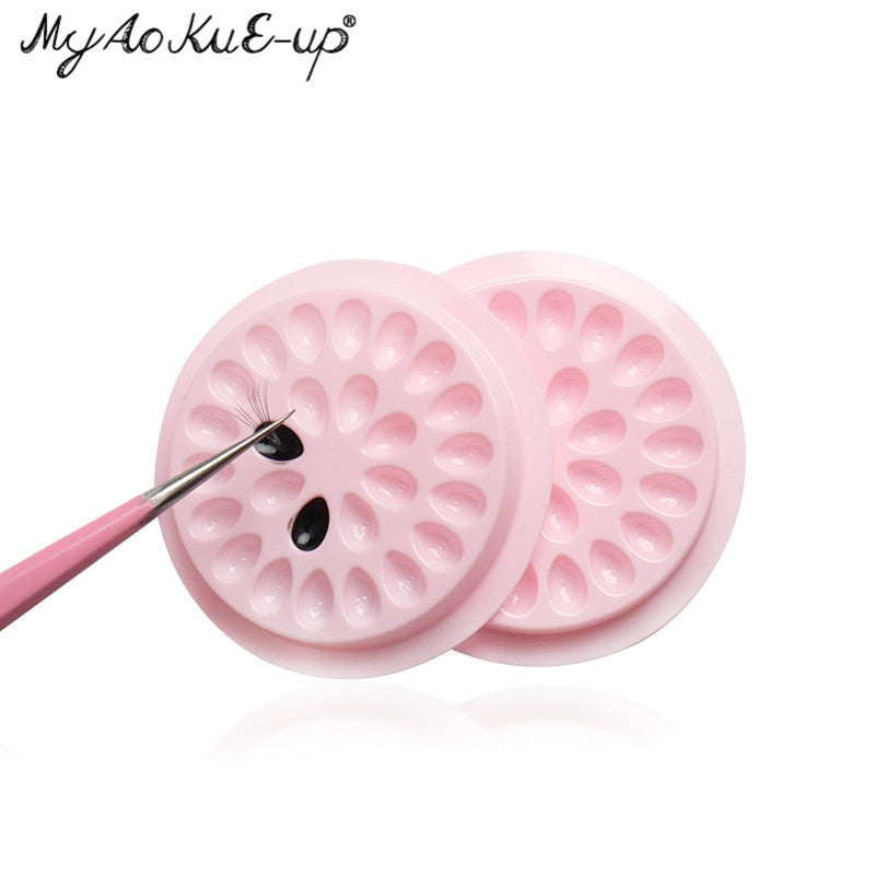 Pink Glue Gasket Eyelash glue holder Eyelash Extension