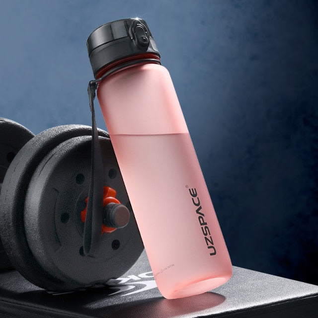 New 1000ml Sports Water Bottle  Portable Leak-proof Shaker