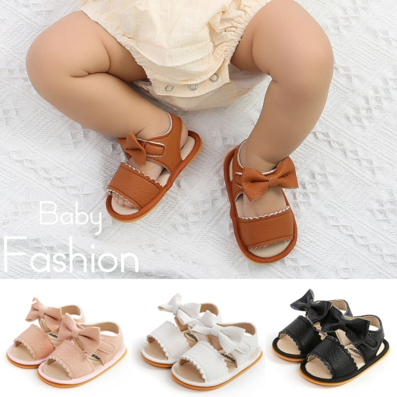 Summer Baby Girls Cute Bowknot Shoes