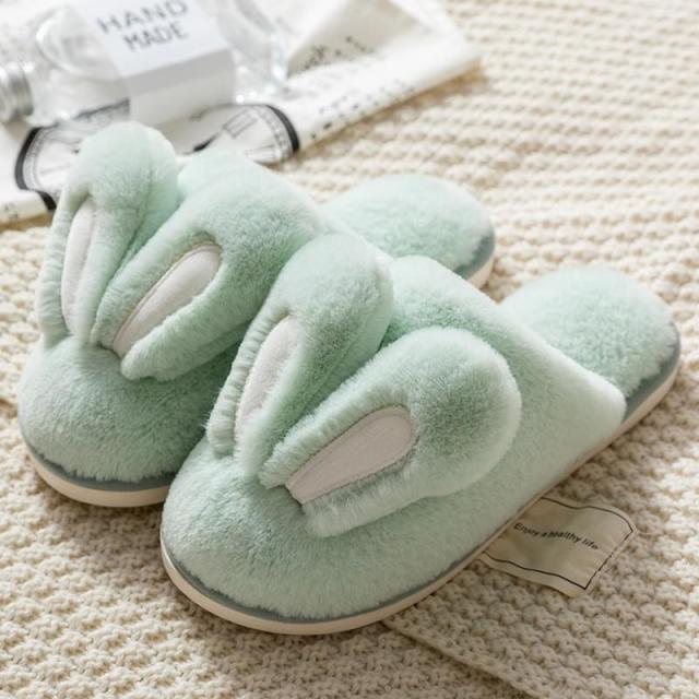 Women Plush Slippers Winter Warm