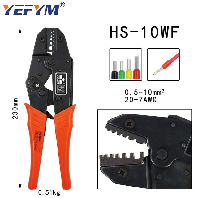 Multifunctional ratchet crimping tool professional