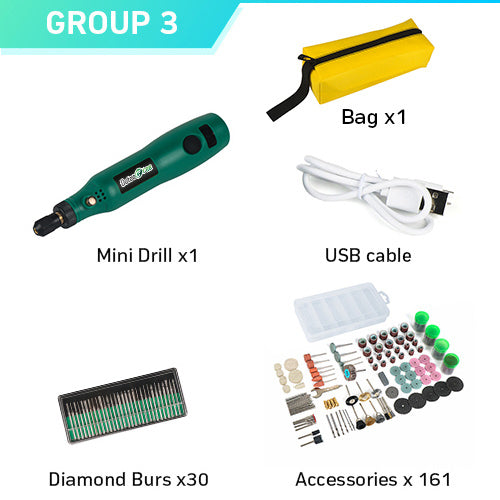 USB Cordless Rotary Tool Kit