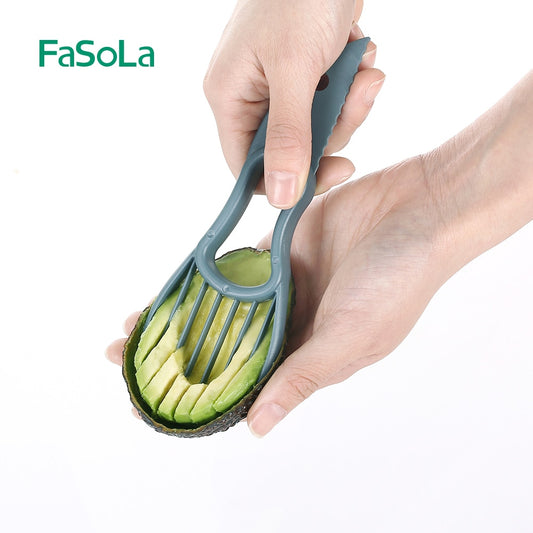 FaSoLa Avocado Cutter Plastic Knife Peeler