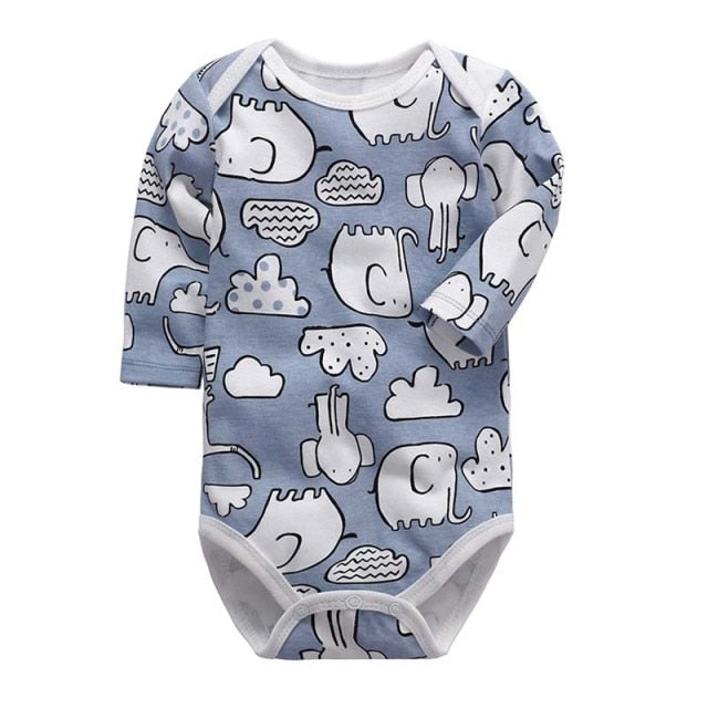 Long Sleeve Cotton Printing Infant Clothing