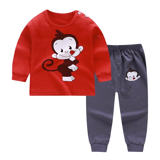 Baby Boy Girl pajamas Suit  Cotton