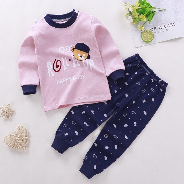 Baby Boy Girl pajamas Suit  Cotton