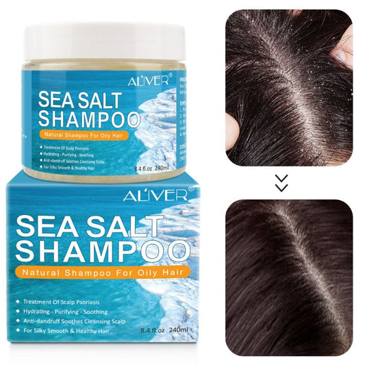 Natural Sea Salt Shampoo Hair Treatment