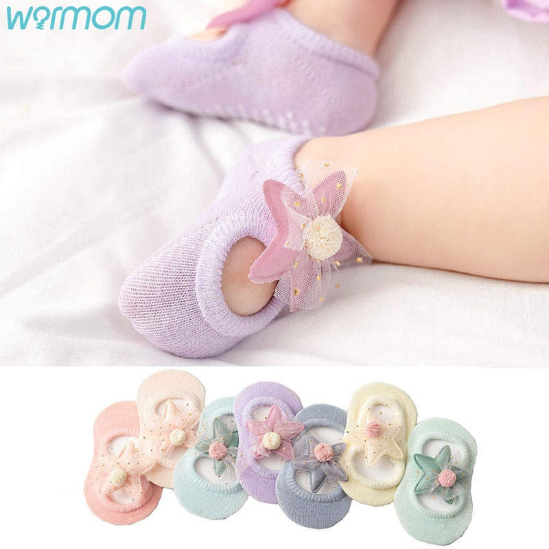 Baby Lace Bow Short Socks Breathable