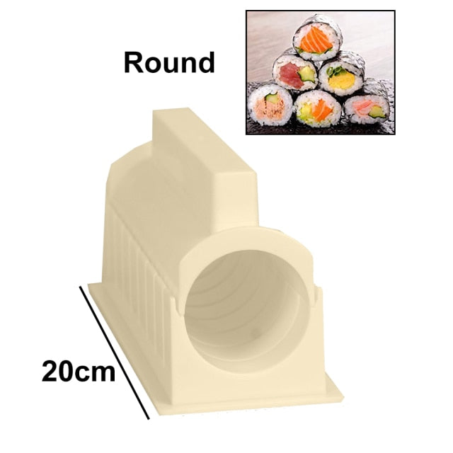 10 Pcs DIY Sushi Maker Set Sushi Making Tools Japanese Rice Ball Mold Sushi Roll Mould Multifunctional Kitchen Cooking Tools