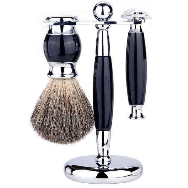 Professional 3 In 1 Men Luxury Manual Shaving Kit