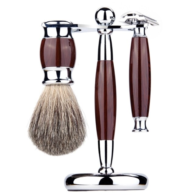 Professional 3 In 1 Men Luxury Manual Shaving Kit
