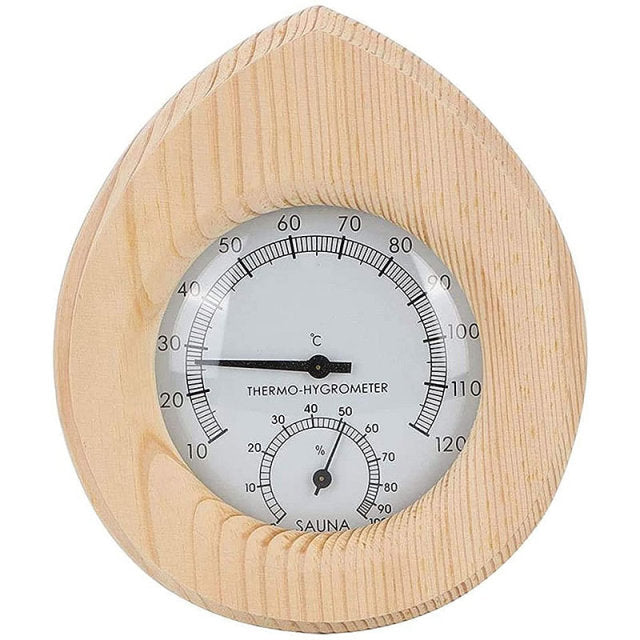 4 Type 2in1 Wood Sauna Hygrothermograph Thermometer