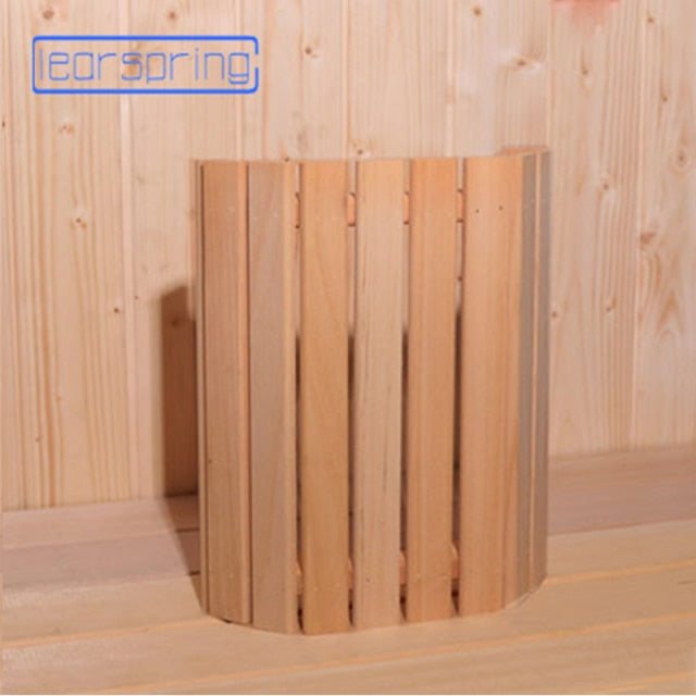 Sauna Hemlock Wood Corner Lamp Shade