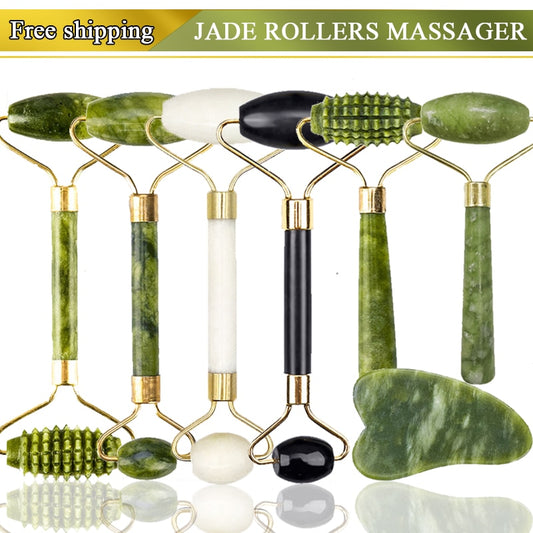 Roller massager For Face Jade Stone Massage Roller