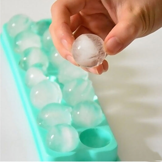 14 Grid 3D Round Ice Molds Plastic Molds Maker