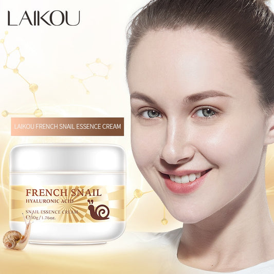 French Snail Hyaluronic Acid Face Cream Moisturizing