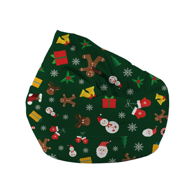 Christmas Bean Bag Covers Soft Chair Cover