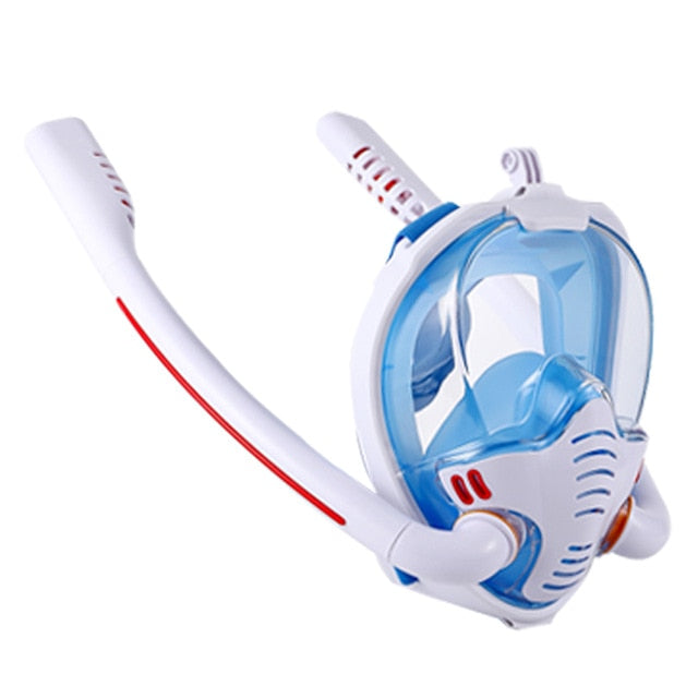Snorkeling Mask Double Tube Silicone