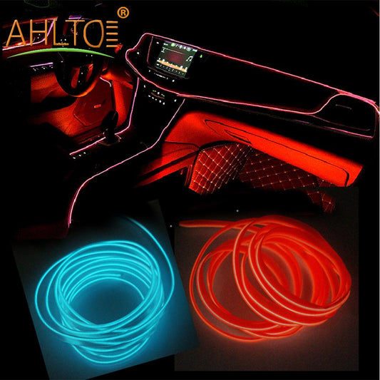 Car Interior Lighting Auto Door Light USB LED Wire