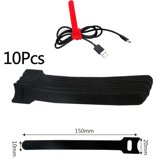 Nylon Cable Ties Power Wire Loop Tape