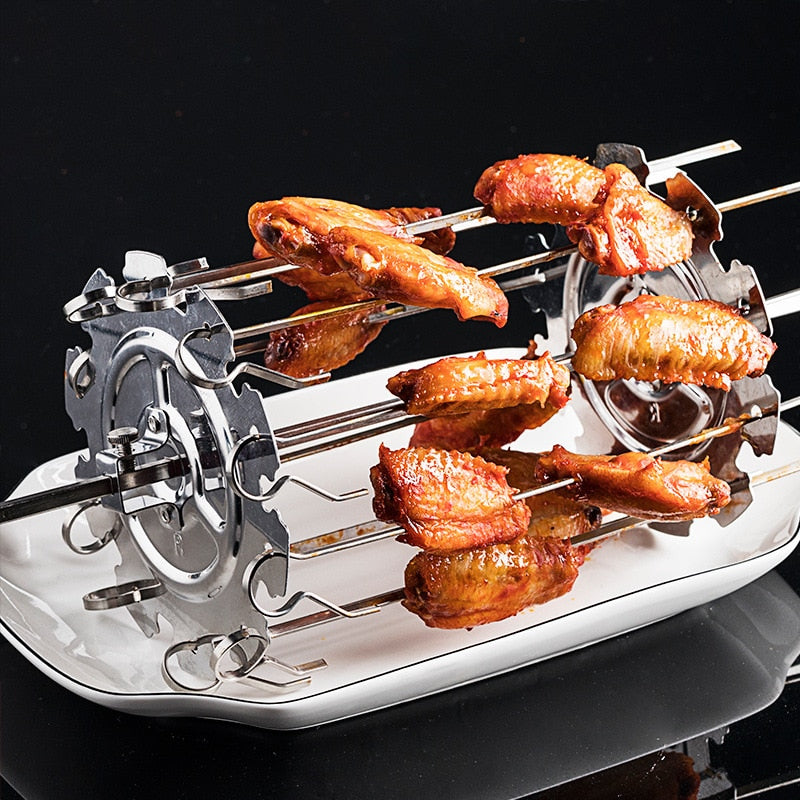 Hot-Stainless Steel Grilled Cage BBQ Roaster