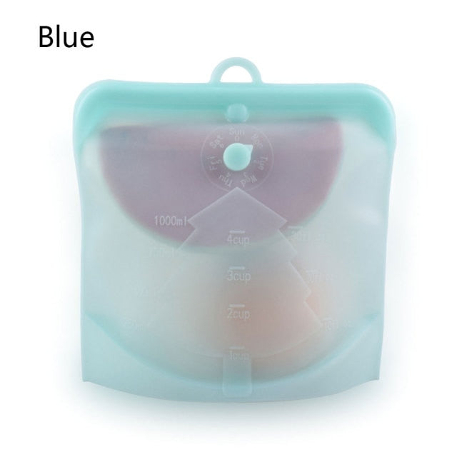Food Silicone Bag Leakproof Containers Storage