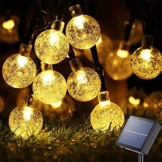 Solar String Lights Outdoor Led Crystal