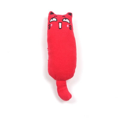 Teeth Grinding Catnip Toys Funny Interactive Plush Cat Toy Pet