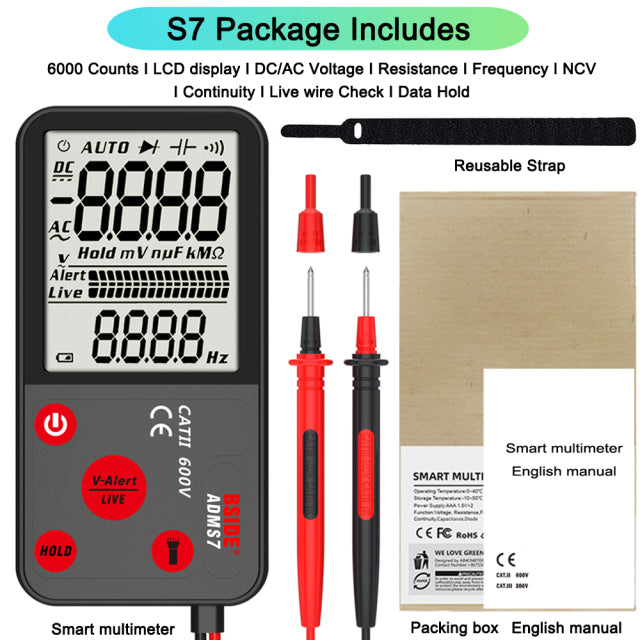 Digital Multimeter Live wire Tester