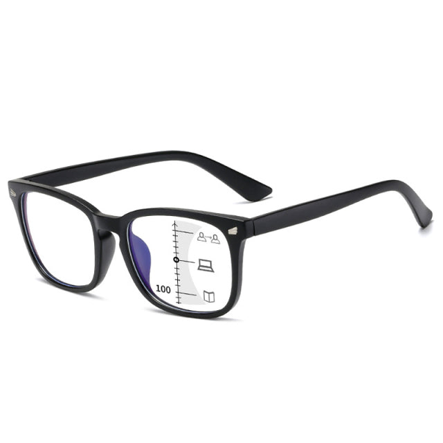 Square Multifocal Reading Glasses
