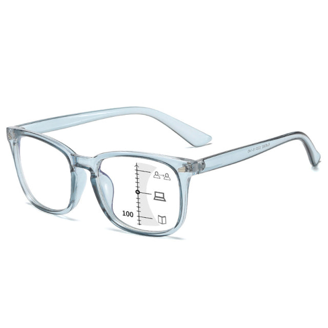 Square Multifocal Reading Glasses