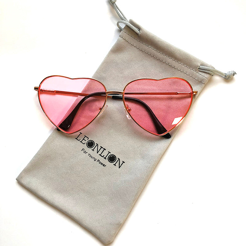 Vintage Heart Sunglasses Gradient