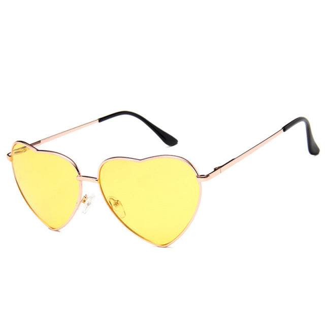 Vintage Heart Sunglasses Gradient