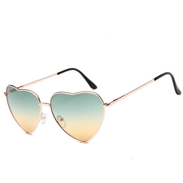 Vintage Heart Sunglasses Gradient