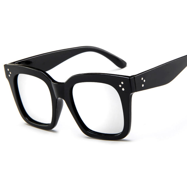 New Square Sunglasses Retro Mirror