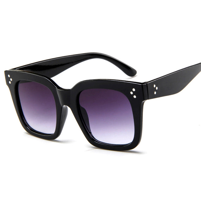 New Square Sunglasses Retro Mirror