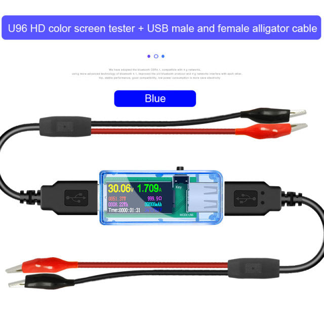 USB Tester Current Voltage Indicator